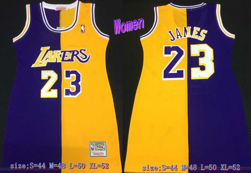 Women Lakers 23 LeBron James Split Purple Yellow Hardwood Classics Mesh Jersey,We sell and wholesale Women Lakers 23 LeBron James Split Purple Yellow Hardwood Classics Mesh Jersey on line form chian!